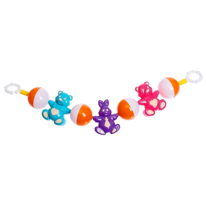 Погремушка растяжка на коляску/кроватку &laquo;Лесная сказка&raquo;, МИКС