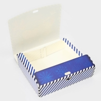 Новый год. Коробка подарочная новогодняя складная, упаковка, &laquo;Чудеса случаются&raquo;, 20 &times; 18 &times; 5 см .