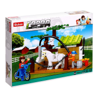 Конструктор &laquo;Конюшня&raquo;, 110 деталей