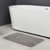 Коврик для дома Доляна &laquo;Нина&raquo;, 50&times;80 см, ворс короткий, цвет серый