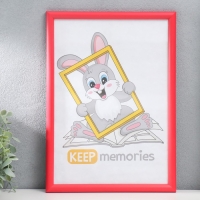 Фоторамка пластик 21х30 см красная (105) Фоторамка пластик 21х30 см красная (105)