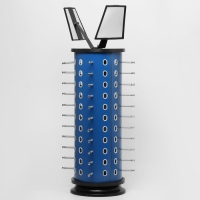 Стойка под очки настольная вращающаяся , 44 места, 38&times;38&times;68см, цвет синий