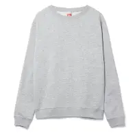 Свитшот унисекс Delta, серый меланж, размер S