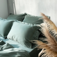 Наволочка SL Home Tencel 50*70+3 см , цв. оливковый Наволочка SL Home Tencel 50*70+3 см , цв. оливковый