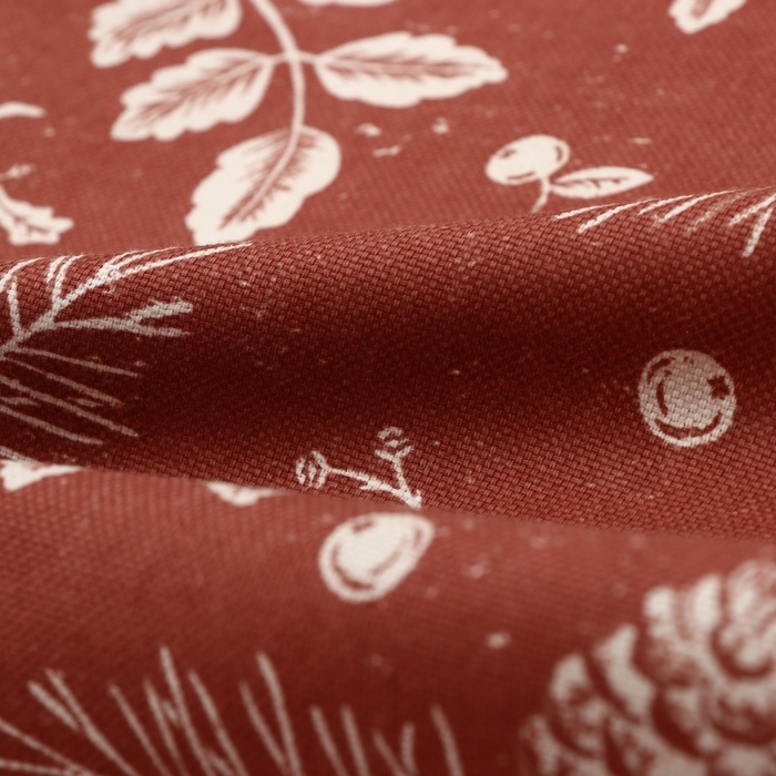 Скатерть Этель "New Year's plants" 149х180 см, 100% хл, рогожка 186 г/м2