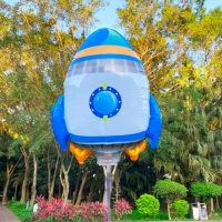 Шар фольгированный 19" «Ракета», на палочке Шар фольгированный 19" «Ракета», на палочке