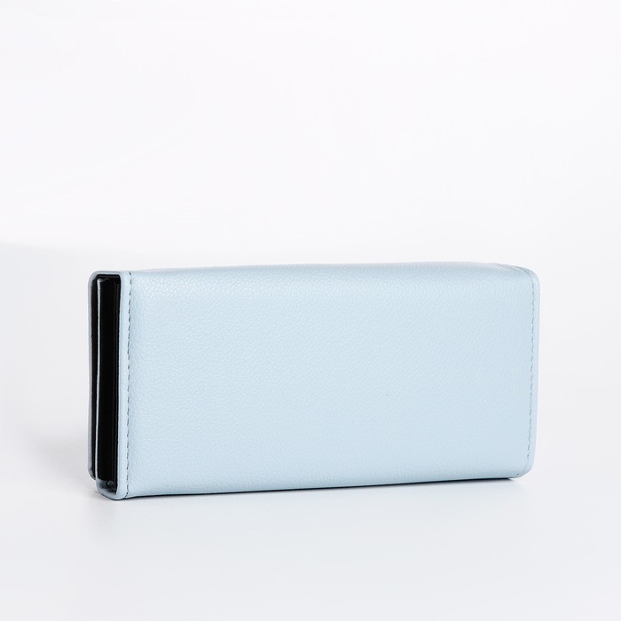 Кошелёк женский на магните, цвет голубой Кошелёк женский на магните, цвет голубой