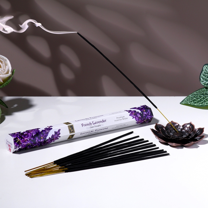 Благовония Zed Black Благовония Zed Black "Французская Лаванда French Lavender", 20 палочек в упак, шестигранник