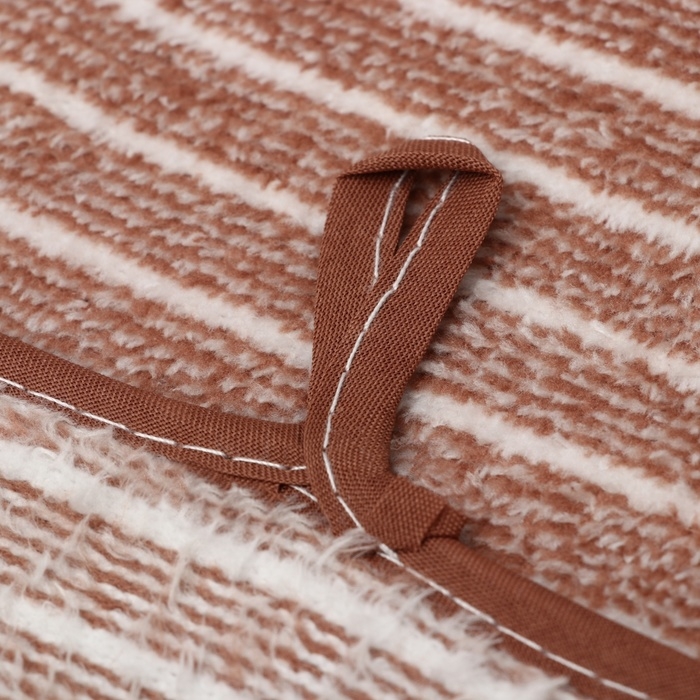 Полотенце банное Этель Полотенце банное Этель "Линии", цв. коричневый, 70х140 см, 100% п/э, 240 г/м2