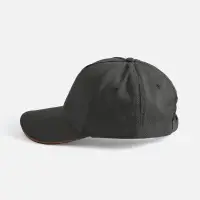 Бейсболка Long Beach, серая с оранжевым Бейсболка Long Beach, серая с оранжевым