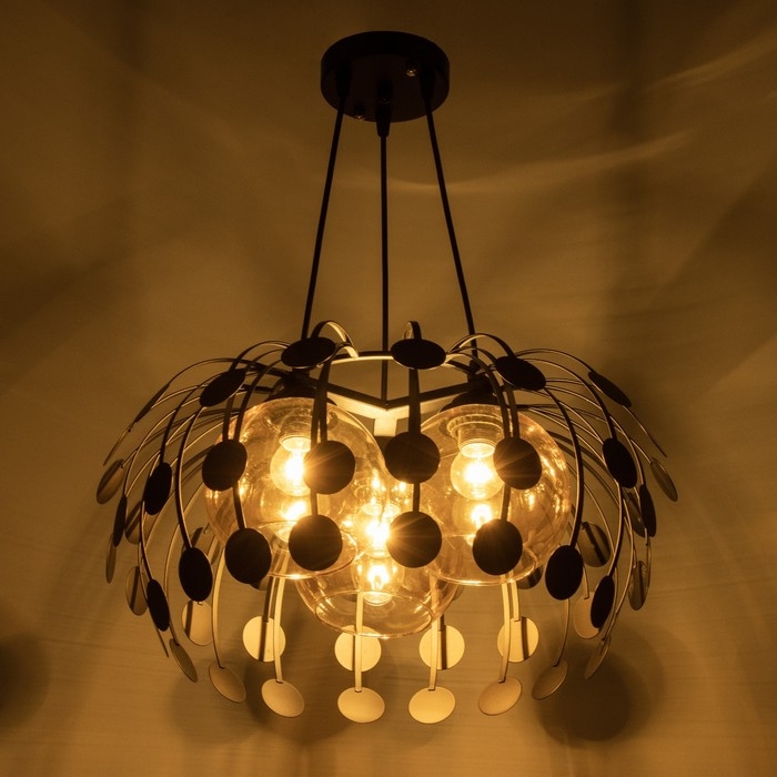 Светильник BayerLux Светильник BayerLux "Дикси" 3хЕ27 40Вт черный 45х45х22-122см