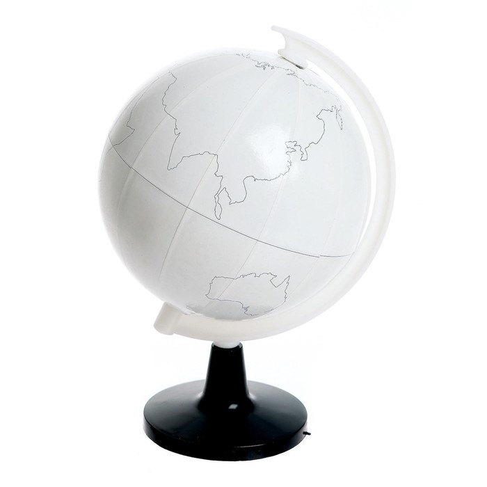 Обучающий набор &laquo;Глобус-раскраска&raquo;, изучаем достопримечательности