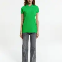 Рубашка поло женская Virma Premium Lady, зеленое яблоко, размер S
