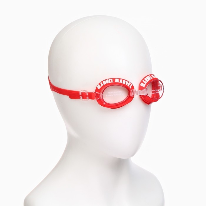 Набор детский MARVEL, в комплекте шапка, очки для плавания, мешок Набор детский MARVEL, в комплекте шапка, очки для плавания, мешок