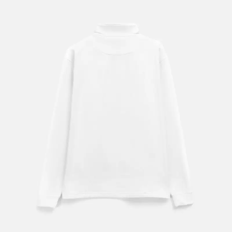 Свитшот на молнии из бифлекса Morfiss, белый, размер XS/S