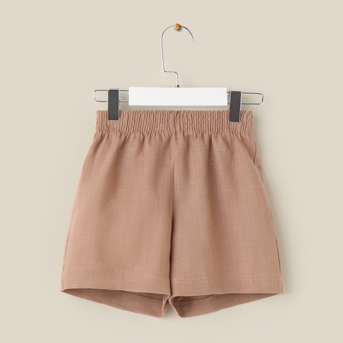 Костюм детский домашний (рубашка и шорты) SL HOME р 28 (86-92), кофейный Костюм детский домашний (рубашка и шорты) SL HOME р 28 (86-92), кофейный