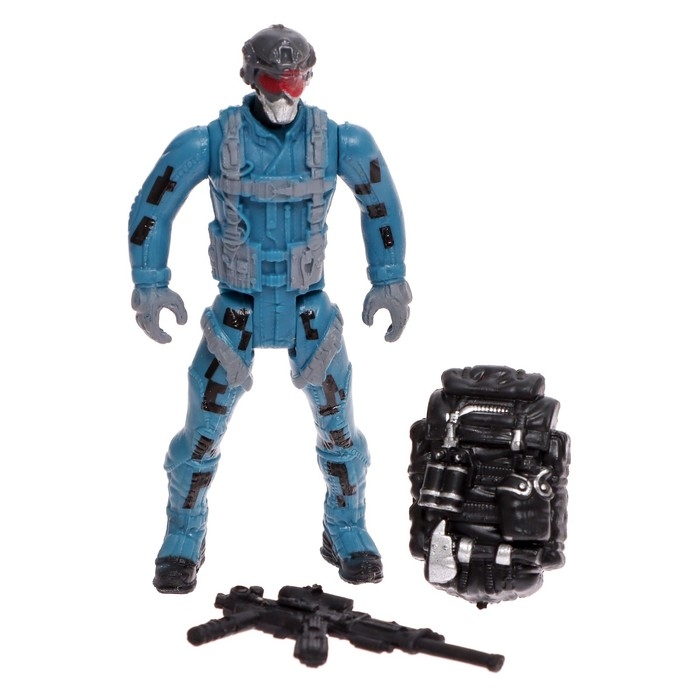 Фигурка героя «Отряд альфа», с аксессуарами, 10х5 см, МИКС Фигурка героя «Отряд альфа», с аксессуарами, 10х5 см, МИКС