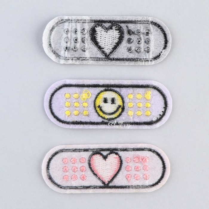 Термонаклейки на одежду &laquo;Заплатка&raquo;, 3 шт.