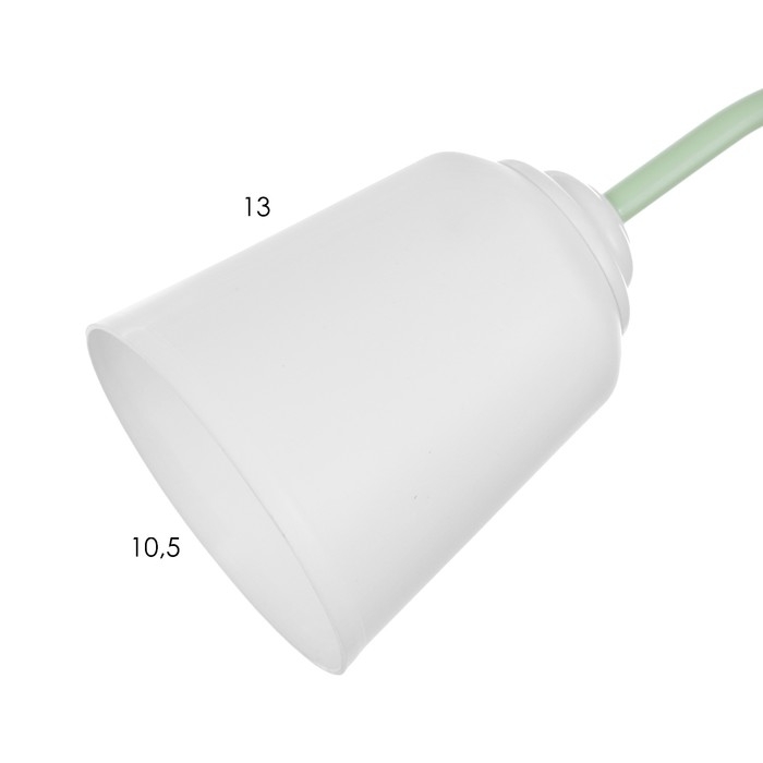 Люстра Люстра "Онлайн" (цил.) 2х15Вт Е27 МОДЕЛЬ:BR 00282 мятный 50х15х15см