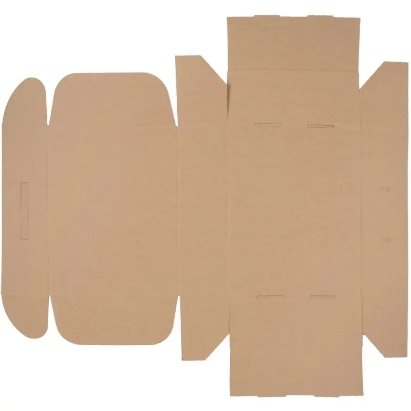 Коробка самосборная Light Case, крафт, с черной ручкой Коробка самосборная Light Case, крафт, с черной ручкой