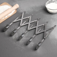 Тесторезка растяжимая Доляна, 5 дисков, 24,5×5 см Тесторезка растяжимая Доляна, 5 дисков, 24,5×5 см