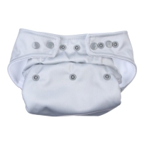 Многоразовый подгузник, 3-15 кг, флис, цвет светло серый, Крошка Я