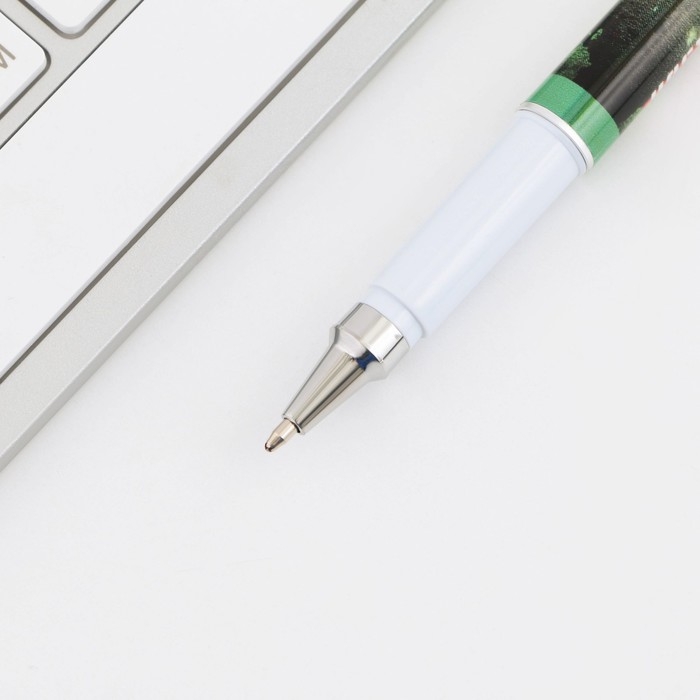 Ручка шариковая синяя паста 1.0 мм с колпачком «Настоящему защитнику» пластик Ручка шариковая синяя паста 1.0 мм с колпачком «Настоящему защитнику» пластик