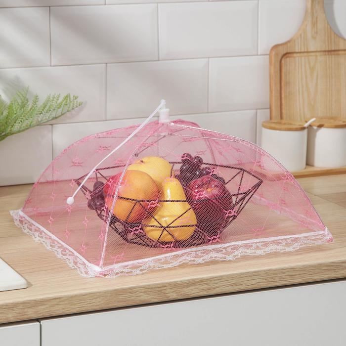 Сетка для продуктов защитная &laquo;Квадрат&raquo;, 35&times;35 см, цвет МИКС