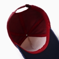 Кепка мужская MINAKU "IBIZA", цвет малиновый, размер 56-58