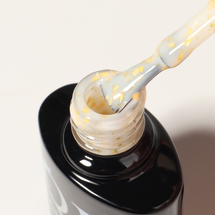 Гель лак для ногтей, «MILK POTAL», 3-х фазный, 8мл, LED/UV, цвет белый/золотистый (02) Гель лак для ногтей, «MILK POTAL», 3-х фазный, 8мл, LED/UV, цвет белый/золотистый (02)