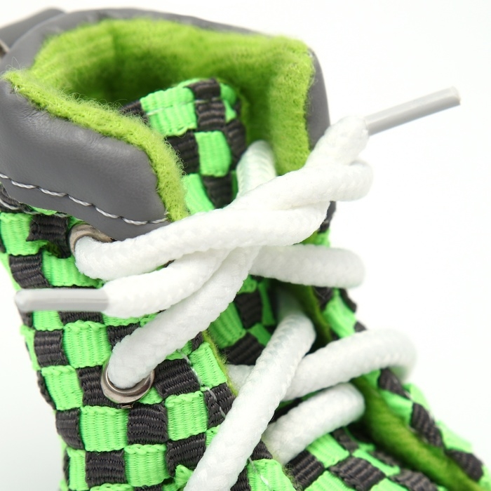 Ботинки Ботинки "Бенди", набор 4 шт, 2 размер (4,4 х 3,4 см), серо-зелёные