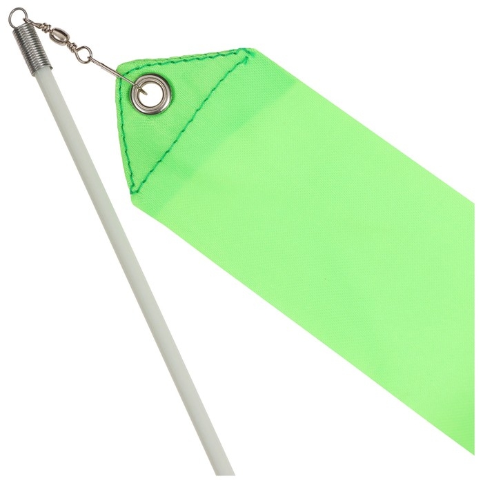 Лента для художественной гимнастики с палочкой Grace Dance, 2 м, цвет зелёный