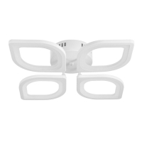 Люстра "Кацу" LED 80W 3000-6500K ПДУ белый 57,5х57,5х7,5см Люстра "Кацу" LED 80W 3000-6500K ПДУ белый 57,5х57,5х7,5см