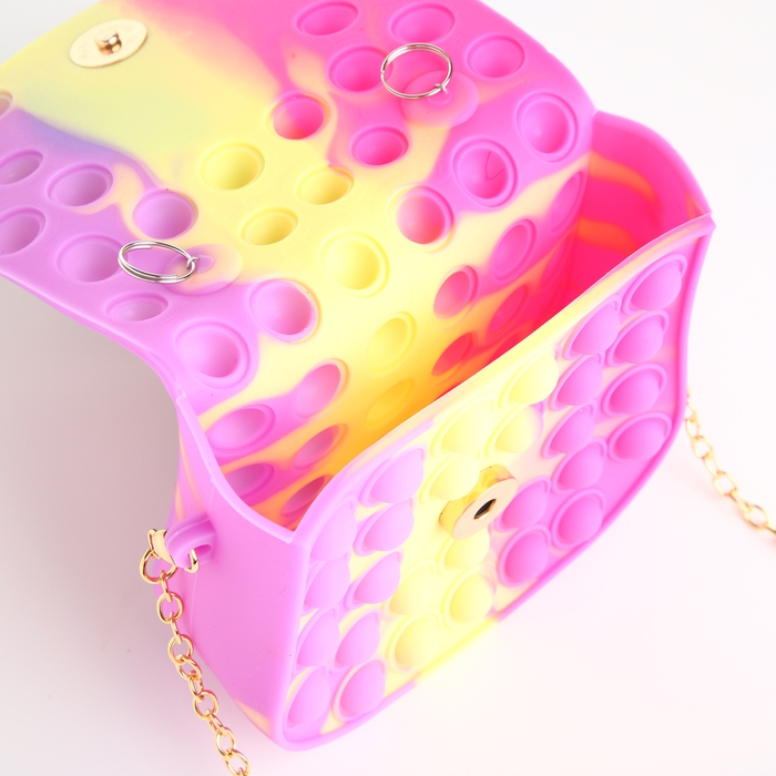 Сумка детская для девочки на магните, pop it, цвет разноцветный