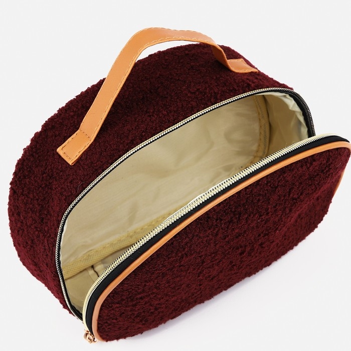 Косметичка на молнии, цвет фиолетовый Косметичка на молнии, цвет фиолетовый