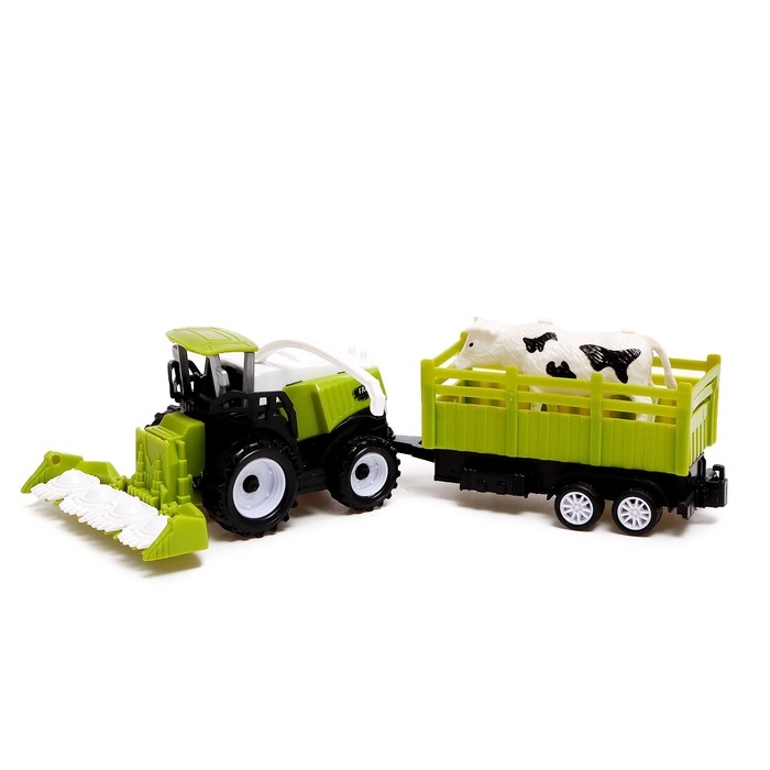 Комбайн инерционный &laquo;Фермер&raquo;, с прицепом