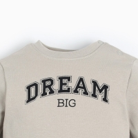 Лонгслив Крошка Я Street style, рост 68-74 см, бежевый