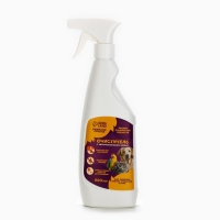 Очиститель с нейтрализатором запаха. Универсальный поглотитель запаха для туалетов, клеток животных и птиц &laquo;Пушистое счастье&raquo;, 500 мл