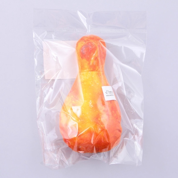 Игрушка для собак с пищалкой &laquo;&lrm;Курочка&raquo;&lrm; из текстиля, 13,6 х 8 см