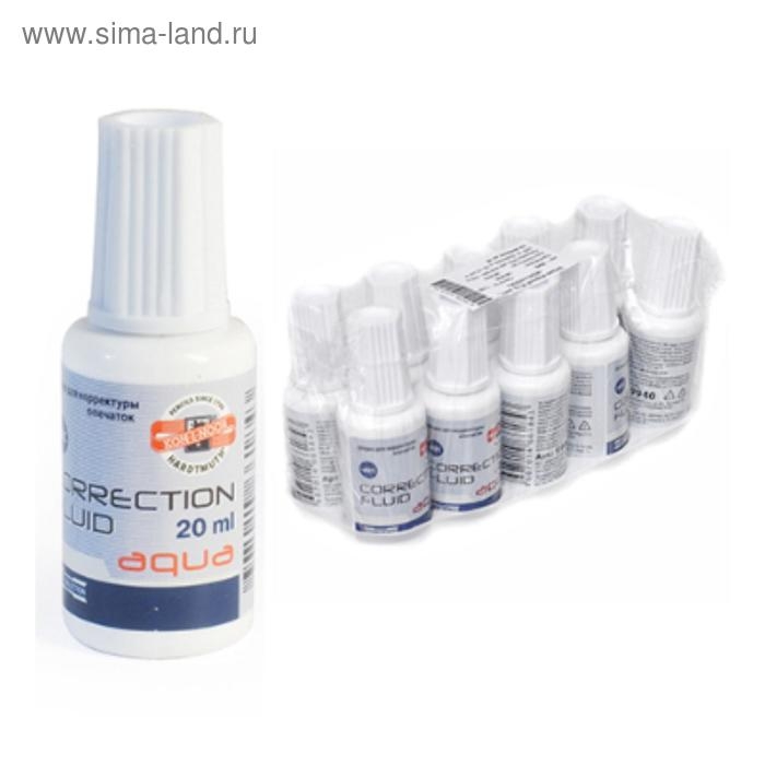 Корректирующая жидкость Koh-I-Noor, 20 мл, водная основа, с кисточкой Корректирующая жидкость Koh-I-Noor, 20 мл, водная основа, с кисточкой