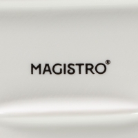 Блюдо для запекания прямоугольное Magistro «Бланш», 30×19 см, цвет белый Блюдо для запекания прямоугольное Magistro «Бланш», 30×19 см, цвет белый