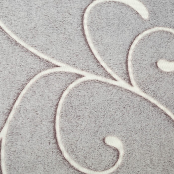 Плед светящийся 180х200 см &laquo;Вензеля&raquo;, велсофт 260г/м