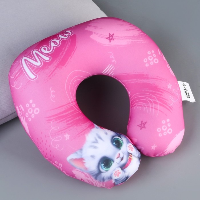 Подушка для путешествий антистресс &laquo;Мяу&raquo;