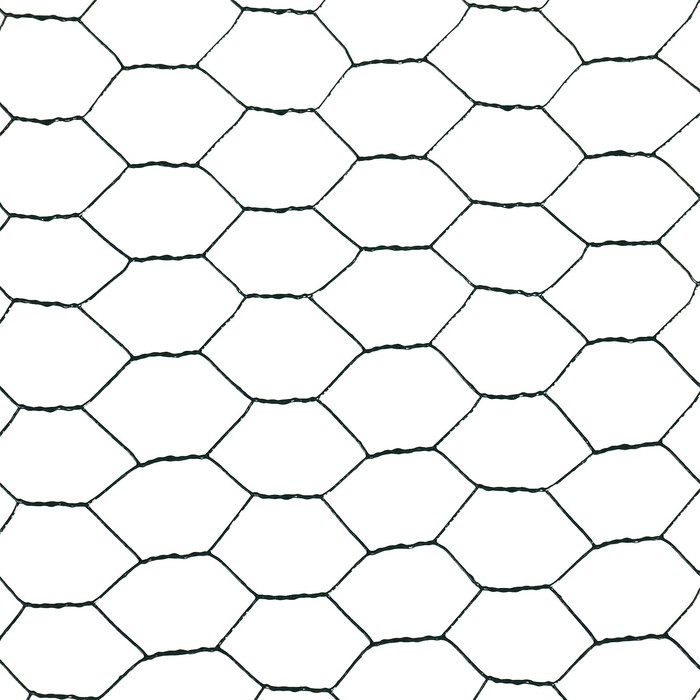 Сетка сварная с ПВХ покрытием, 5 &times; 1 м, ячейка 25 &times; 25 мм, d = 0,9 мм, металл, Greengo