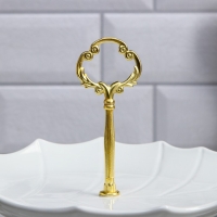 Этажерка «Листик», двухъярусная, большая, фарфор, Иран Этажерка «Листик», двухъярусная, большая, фарфор, Иран