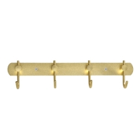 Вешалка CAPPIO CVF001, металлическая, четырехрожковая, цвет золотой Вешалка CAPPIO CVF001, металлическая, четырехрожковая, цвет золотой