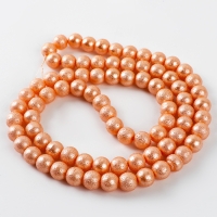 Бусины из стекла, набор 78 шт., размер 1 шт. &mdash; 10 мм, цвет оранжевый