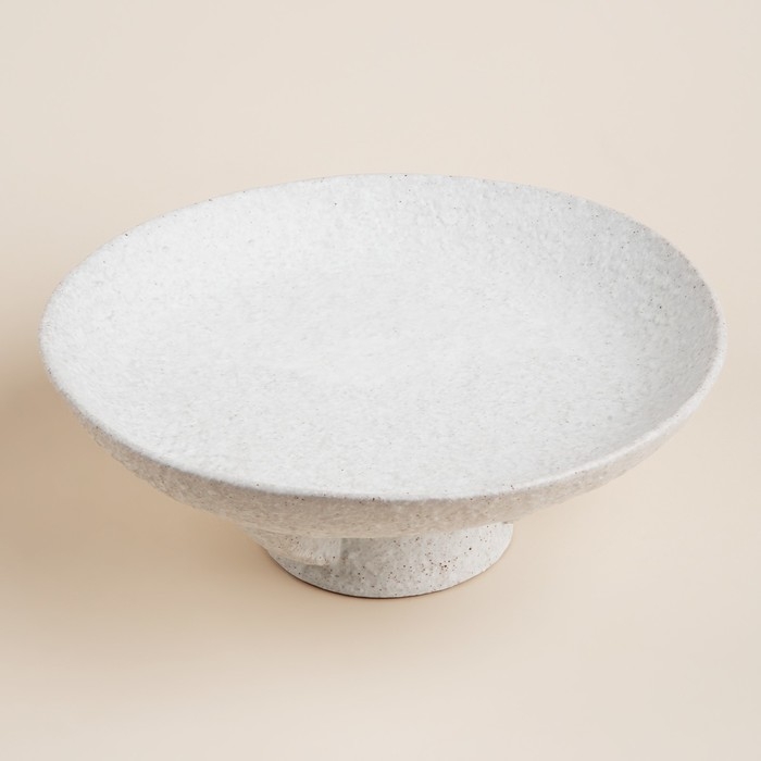 Блюдо для фруктов керамическое SL Home &laquo;Арена Бланка&raquo;, d=27 см, 27&times;10 см, цвет белый