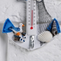 Термометр &laquo;Якорь с чайкой&raquo;, 12 х 9,5 х 2,5 см