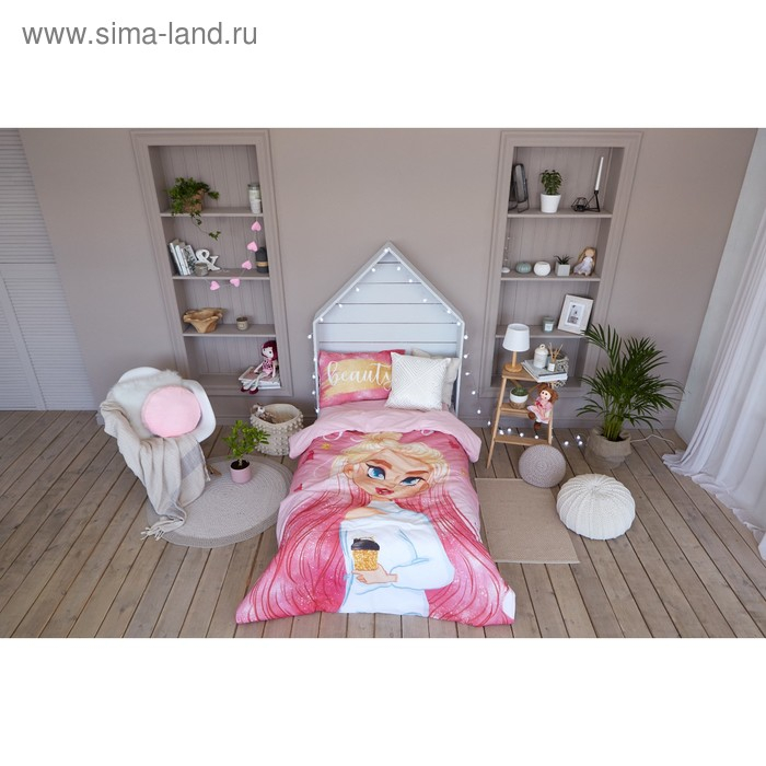 Постельное бельё &laquo;Этель&raquo; 1.5 сп Fashion girl 143х215 см, 150х214 см, 50х70 см -1 шт,100% хлопок, бязь